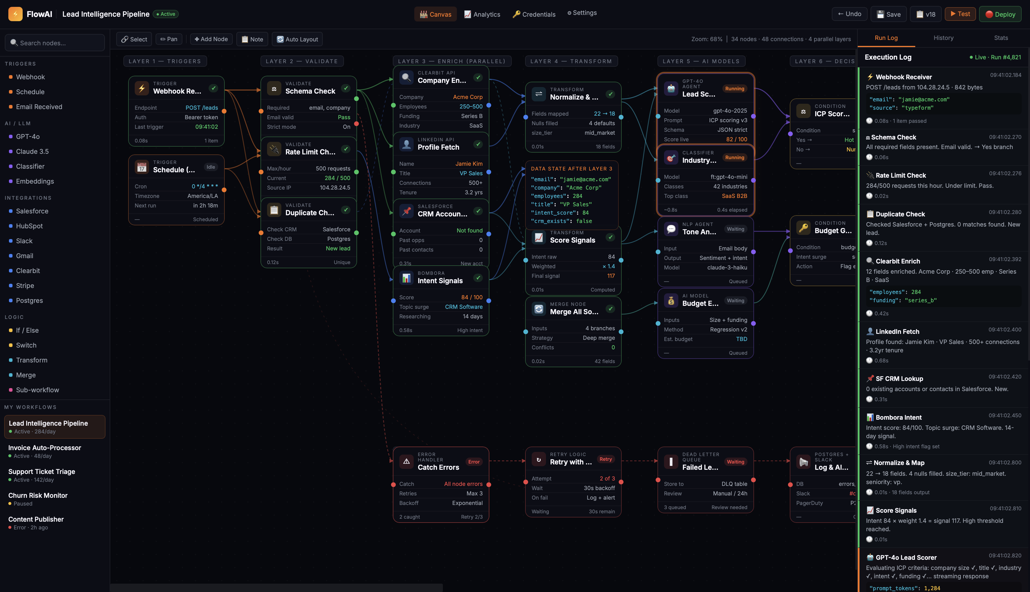 Workflow Automation sample preview