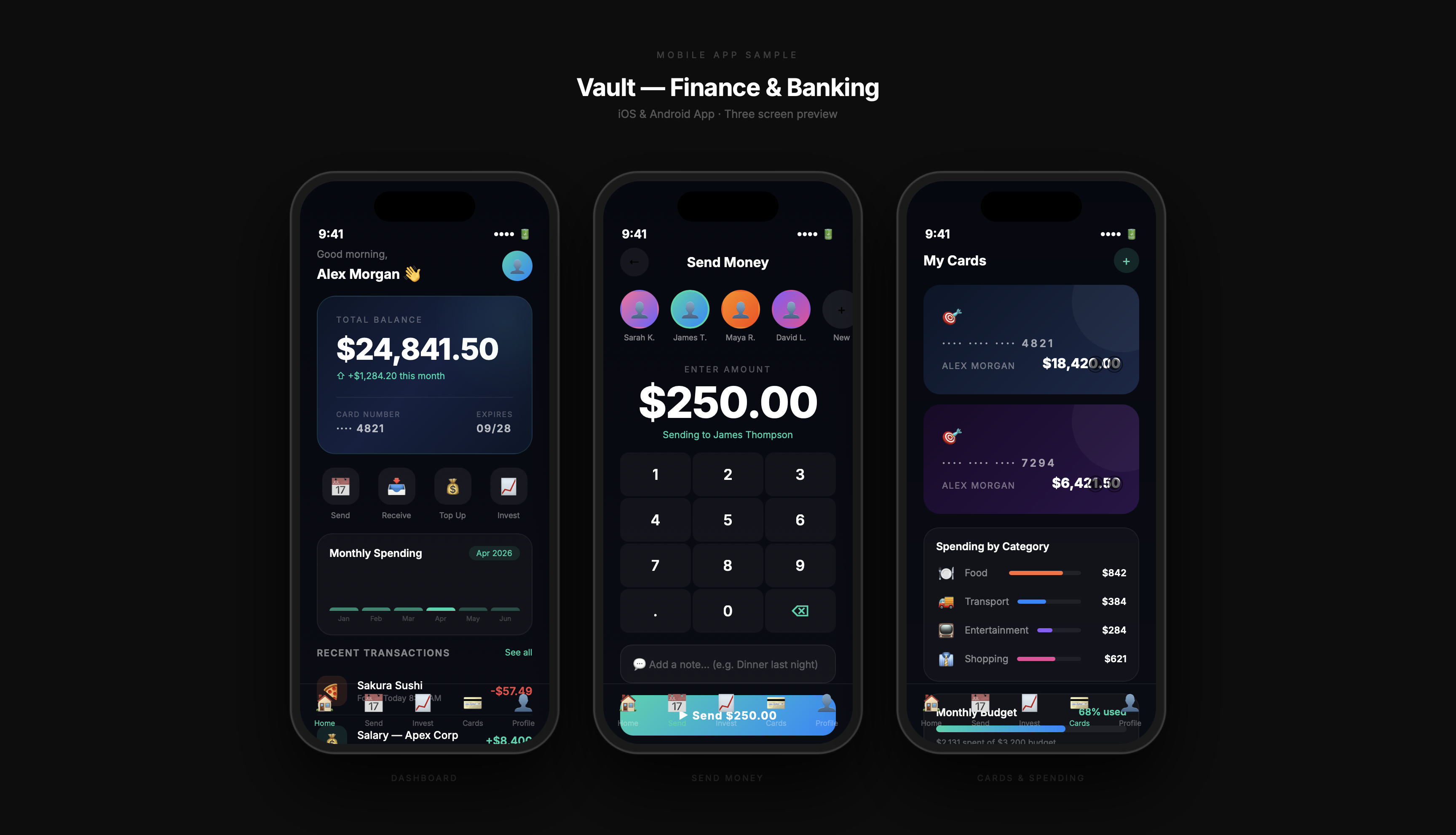 Finance sample preview