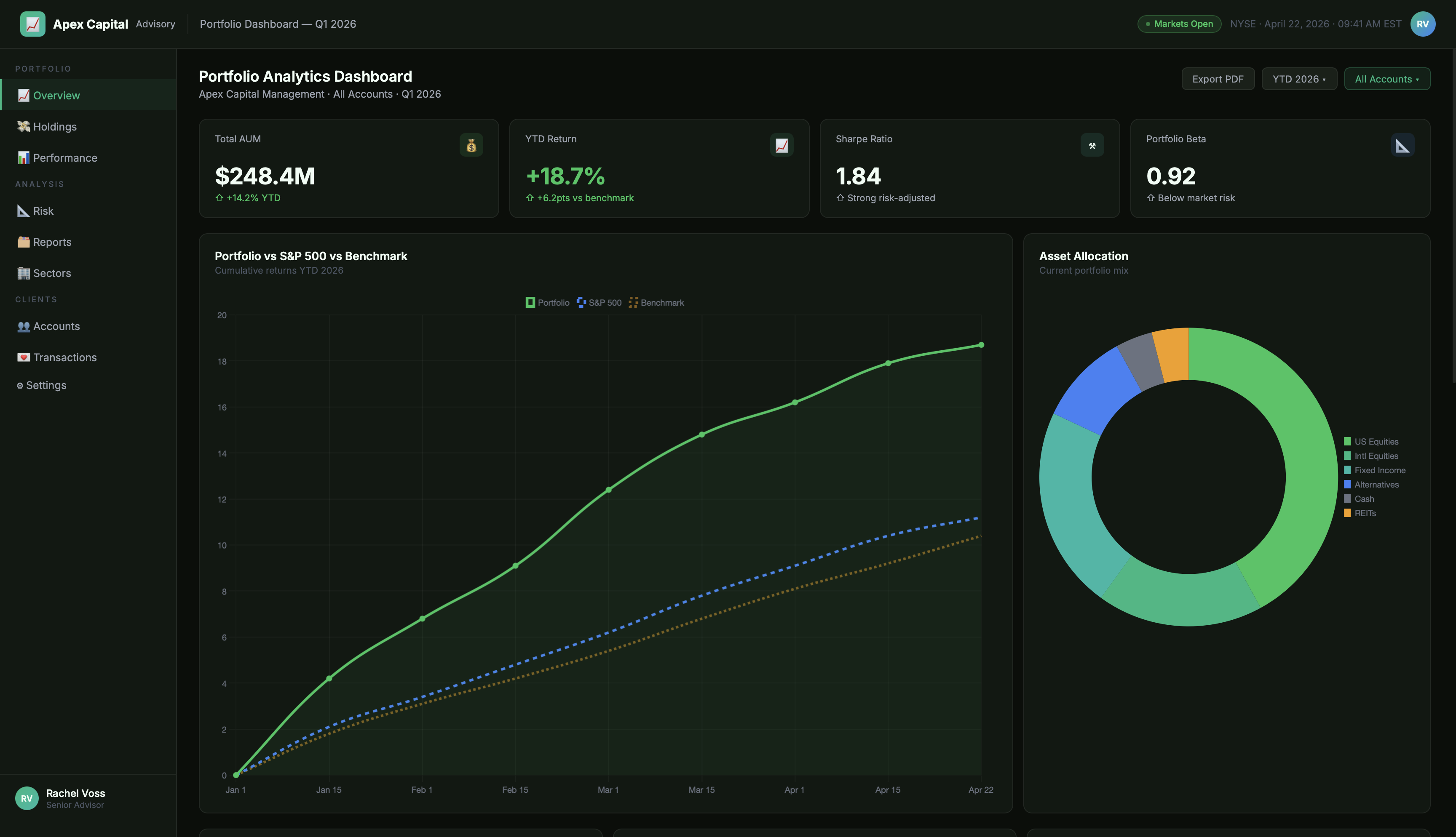 Financial sample preview