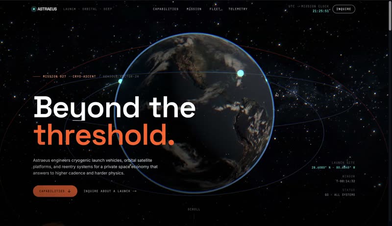 Astraeus — Aerospace sample preview