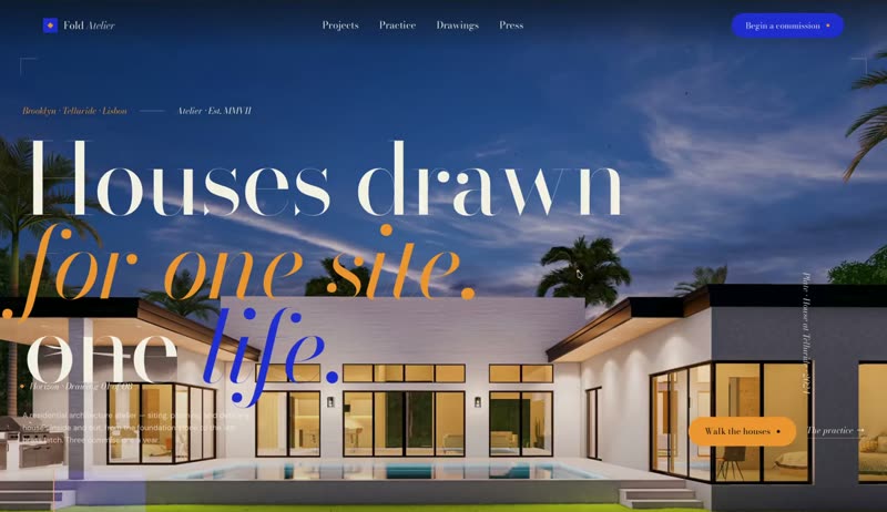 Fold Atelier — Architecture sample preview