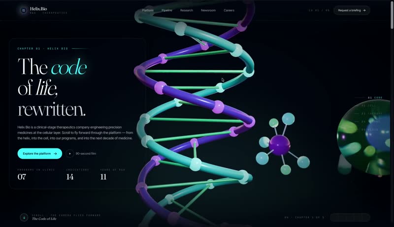 Helix Bio — Biotech sample preview