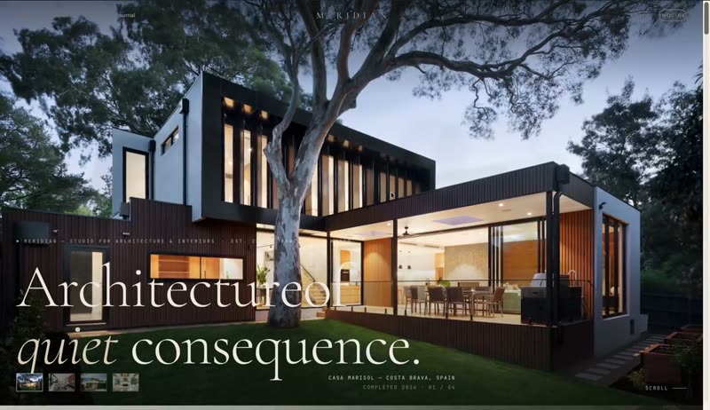 Meridian — Architecture sample preview