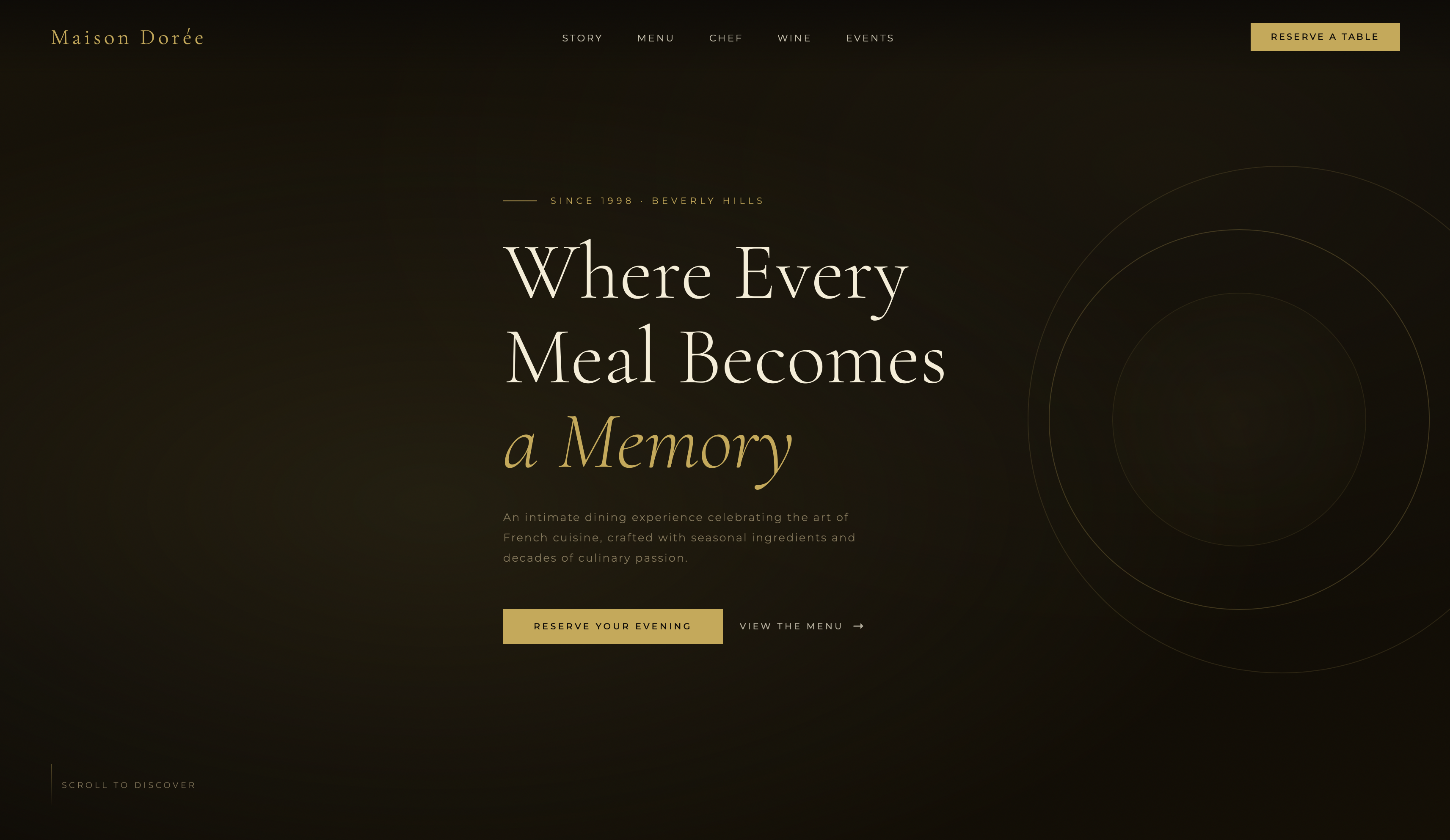 Restaurant sample preview