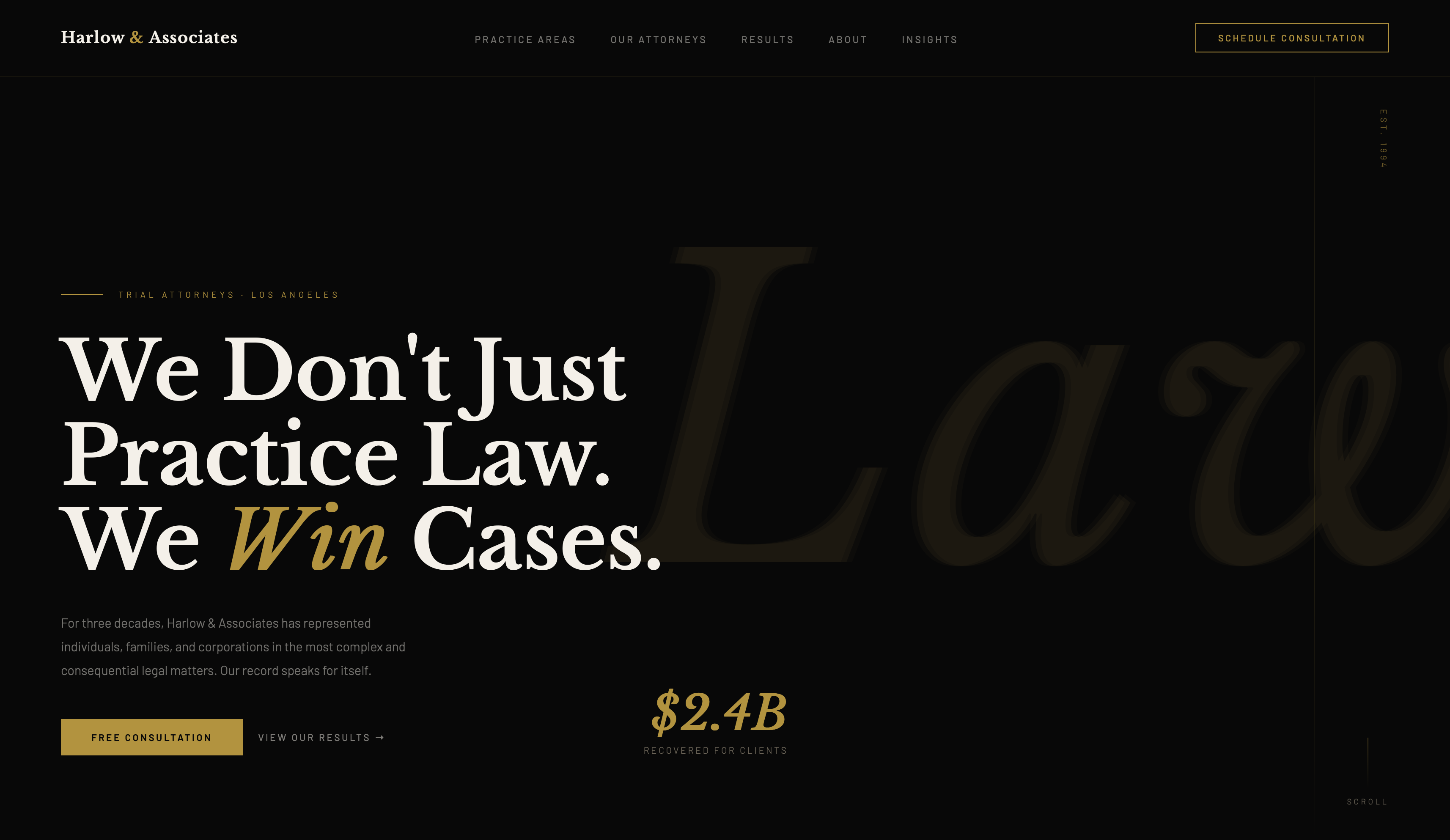 Law Firm sample preview